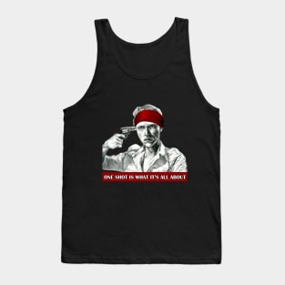 The Deer Hunter Christopher Walken Sketch of Russian Roulette Tank Top